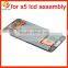 Home Flex + LCD Touch Screen Assembly For Samsung Galaxy S5 i9600 G900A Black original