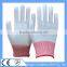 High Quality Seamless PU Palm Coated Polyester Industrial Gloves