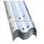 hot dip galvanized guardrail with safety ,spaying plastic two waves crash barrier for road
