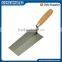 Bricklaying trowel with wooden handle, carbon steel blade, Steel Trowel,200mm
