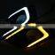 1 Pair Car 12V 12W LED DRL Daytime Running Light Turn Signal Fog Lamp For Nissan Murano 2015 2016