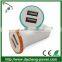 Hot selling 5V 2.1A Cell Phone double USB Car Charger with LED Light Circle