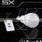 Intelligent control emergency led bulb 7w smd 2835 plastic AC160-240V battery powered led lights