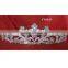 glitter rhinestone flower headband tiara flower crown