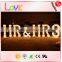 Wedding decorative outdoor led big marquee bulb letter sign