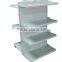 Customized double side metal supermarket shelf