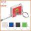 39"Custom Logo Promos Gifts Square Metal Tape Measure Key Tag Keychain