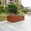 Outdoor metal planter pot,garden flower pot