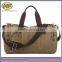 Men Vintage Canvas Leather Vintage Travel Satchel Messenger Tote Fashion Bag