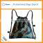 Promotional hot selling camo drawstring gym bag