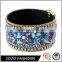Wholesales fashion crystal bracelet custom bracelet leather bracelets