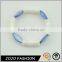 Personalized Resin Jewelry White Birthstone Bracelet