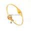 Classical Design Four Clover Diamond Stainles Steel Bangle