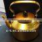 All size aluminium yellow tea kettle with long spout
