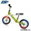 2016 new product 12 inch baby steel balance bicycle
