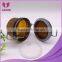 high quality 120g amber PET facial mask jar with airtight lid