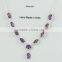 Ocean !! Amethyst 925 Sterling Silver Necklace, Online Silver Jewelry, Indian Silver Jewelry Supplier