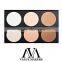 Hot sale Professional Makeup Best Face 6 pieces Pressed Powder/Foundation Palette