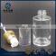 Hot sale 40ml clear empty airless glass lotion bottle