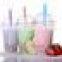 Plastic Ice Drink Clear Disposable Pet Dessert Cup For Smoothie With Lids
