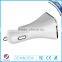 Four interfaces Blue LED light smart car charger for Iphone Androids e-book or the other USB device with factory price