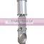 Stainless Steel Knife Gate Valves with Pneumatic Cylinder