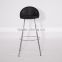 new style of stainles steel bar chair for modern deco