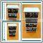 Antique Chinese design black wooden tall drawer cabinet with 2-4 basket drawers