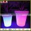 IP65 Waterproof LED flower planter/led illuminated flowerpot For Home Yard Garden Using