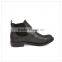 CX154 women flat glittery chelsea ankle boot