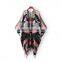 Women's Cape Poncho Sweater Knitwear With Tassels