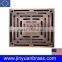 Casted Mn Copper White Brass Ni Bronze Square Floor Drain Red Antique Copper Color