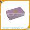 Purple high quality paper box jewellery packaging