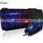 USB Wired Professional Gaming Keyboard with Rainbow Backlit