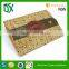 Business industrial customized printed logo stand up brown kraft paper food bag pouch with zipper