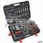 hz rttools 215pc 1/4" & 1/2" & 3/8" Dr. 50BV30 Socket Wrench Set in Blow Mold Plastic Case