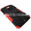 Muti-color combo hyun pattern TPU PC with kickstand case for Google nexus 6