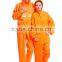2016 factory price yellow plastic raincoat for workers