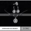 Solid silver 925 women jewelry set new designs China wholesale 925 silver jewelry set