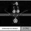 New arrival fashion costume jewelry set new designs zircon  jewelry