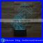 Acrylic Sculpture 3D Bosons LED Night Light Creative Stereoscopic 7 Colors Flashing Touch LED Night Light