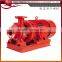 Horizontal multistage fire fighting centrifugal pump