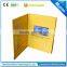 Fashion Hard Cover Design 4.3'' Invitation LCD Video Greeting Card