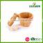 Natural Bamboo mortar and pestle for promotional