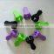 Bowtie shape silicone wine glass markers wine charms for stemwares