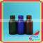 Amber frosted glass bottle 30ml with glass bottles for oil with empty glass dropper bottle
