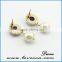 Elegant fancy beautiful luxery imitation red ruby gemstone earring jewelry