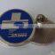 Chic Serviceable Handcraft Embroidery Tin Button Badge
