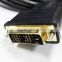 DVI18+1 male to male with gold plated