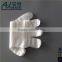 High quality clear color pe disposable gloves